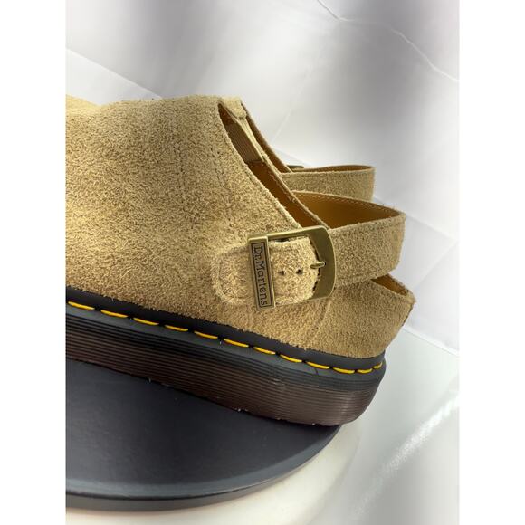Dr. Martens Isham Desert Oasis Suede Mule Mens Size 11 Slip On Shoes Clogs Tan‎